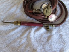 Vintage TurboTorch Acetylene Torch kit w/ Prest-O-Lite Gauge