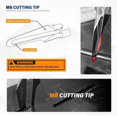 Plastic Welder 2 in 1 Hot Cutting Tip Kit for Repair and DIY Projects