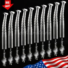 YABANGBANG Dental High Speed Handpiece with 4 Hole Quick Coupler 360 Swivel