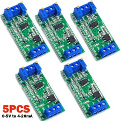 5 Voltage To Current Transmitter Signal Conversion Module 0~5V 3.3V 5V to 4-20mA