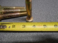 1/2″ x 3-1/2″ Bolt. Grade 8 (Quantity 4) Capscrew Hex Head Bolt. Coarse #13. NOS