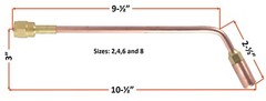 SÜA Heating Nozzle/Rosebud 6-MFA-1 Compatible with 100 Series Victor – Acetylene
