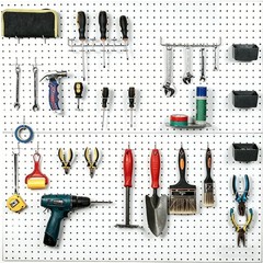 Corrosion-Resistant Pegboard Hooks Set – 80 Pieces for Kitchen & Garage Use