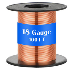 100Ft 18 Gauge Copper Wire for Gardening, Electroculture, Bonsai, Jewelry Making