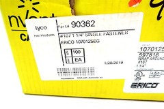 x100 ERICO CADDY 1 1/4″ Wrap Around Straps #107 for CPVC Pipe 1070125EG / 597818