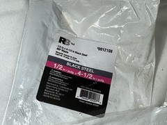 Bulk Lot of (7) 1/2″ x 4-1/2″ Black Steel Pipe Nipples -Schedule 40 – 12108 -New