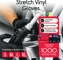 Nitrile-Vinyl Blend Exam Gloves – Disposable, Latex Free, Multipurpose Nitrile G