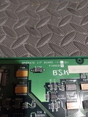 BSK OPERATE I/F BOARD P199096. BSK P199096. Board Only. Used. Tested. As Picture
