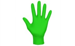 Nitrile Exam Gloves 7 mil 2XL Powder Free Hi-Viz Green 100 Count Extra Strength