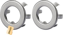 Sink Overflow Ring Brushed Nickel: ARCORA 2 Pack Solid Brass Bathroom Vessel Sin