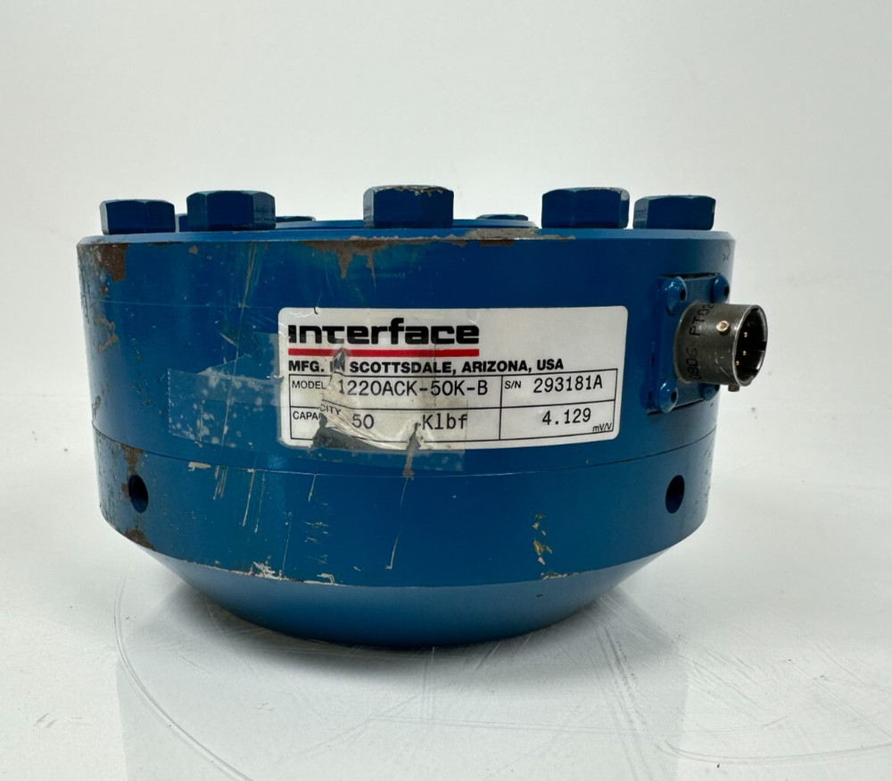 Interface 1210ACK-5K-B 25 kN, 5 Klbf, 4.174 mV/V, Universal Load Cell