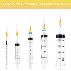 25G 0.5 Inch Needle, Disposable Dispensing Lab Supplies,100Pcs Individually S…