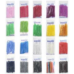Dental Orthodontic Elastic Ligature Ties Rubber Bands Brace Single/Double Color