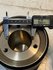 Bottom Roller Assembly 7″ Tall 5-3/4″ OD 60mm Bottom Bore