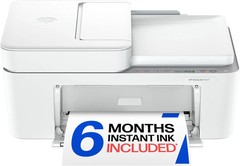 HP DeskJet 4327 Wireless All-in-One Color Inkjet Printer, Scanner, Copier, 6 Mon