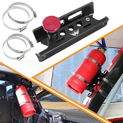 Aluminum Vehicle Quick Release Roll Bar Fire Extinguisher Mount Bracket Holder