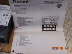 Eaton Durant 57601-402 Count Control – Please See Description for Details