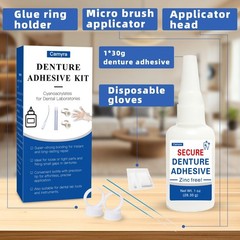 Instant Dental Glue 1 oz – Strong Adhesive for Cracks, Loose Teeth & Dentures, C