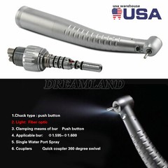 Dental Fiber Optic Handpiece / with Quick Coupler 6 Hole SALE