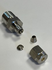 Parker SS Male Connector,1/8″ Compression x 1/4” MNPT, P/N 2MSC4N-316