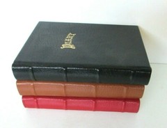 Journal Diary 6″ Leather Hardcover 320 Lined Pages Graphic Image Black