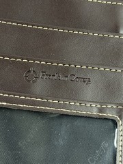 Franklin Covey Dark Brown Faux Leather Organizer Planner Binder 9″x7″ Magnetic