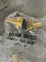 Lot of 20 Dixon 5911012C 5/8 Barb Hose Fittings, Garden, GHT 3/4in, 150 PSI
