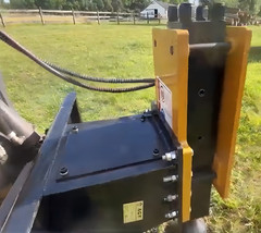 AGT 750 Ft/lb Skid Steer Hydraulic Breaker Post Driver Hammer Attachments