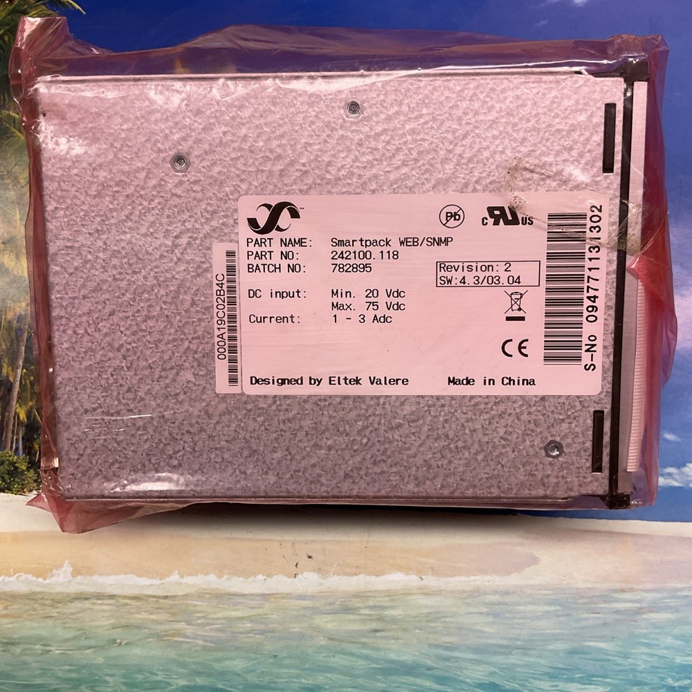 Eltek – 242100.118 – Smartpack WEB/SNMP Controller Module, DC 20–75 V OPEN BOX