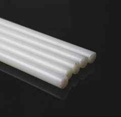 US Stock 6pcs 8.5mm ±10% Diameter 13″ PA6 Nylon Round Rod Stick Bar Stock White