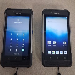 Denso BHT-M80-QWG Handheld Barcode Scanner/Smartphone Like Lot Of 2 *Clean*
