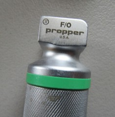 PROPPER Handle F/O Fiber Optic Laryngoscope w/ #2 Miller Blade Tested & Working