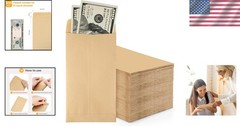 ACKO Coin Money Envelopes – 500 Pack of Durable Kraft Small Budget Envelopes …