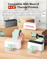 4×6 Thermal Labels for Shipping Label Printer – 500PCS Green Mailing Labels -…