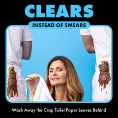DUDE Wipes – Flushable for Adults – 18 Count (Pack of 1), White