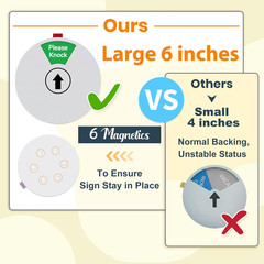 Office Door Signs, 6 Options Do Not Disturb,Out of Office Sign for Door,Working