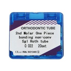 20 Sets Orthodontic Molar Bracket Buccal Tubes Roth MBT 022 1st 2nd ortodoncia