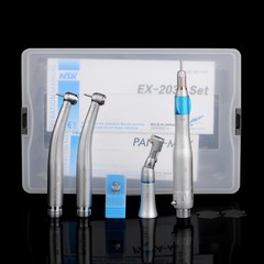 NSK Type Dental PANA-MAX LED High Speed Handpiece+EX-203C Low Speed Handpiece 2H