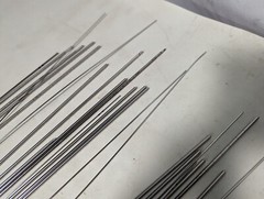 Lot of guide wires: Brasseler 357.399, many others as pictured