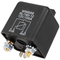 12V 100Amp 4-Pin Heavy Duty ON/OFF Split Relay For Auto Boat Van Black L1O1