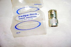 NOS Automatic Wedge-lock Type N (M) Connector 94375 RF 301 N1800D