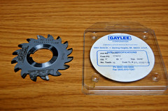 SLITTING SAW 3″ x 3/32″ x 1″ 16 TOOTH CARBIDE TIPPED GAYLEE# G11015