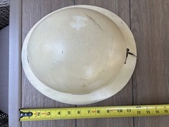 Vintage 1930s – 1940s MSA Skullgard Fiberglass Full Brim Hard Hat +FAST SHIP!