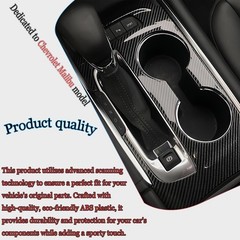 Center Console Frame Gear Shift Panel Cover, for Chevrolet Malibu 2016-2022 2…