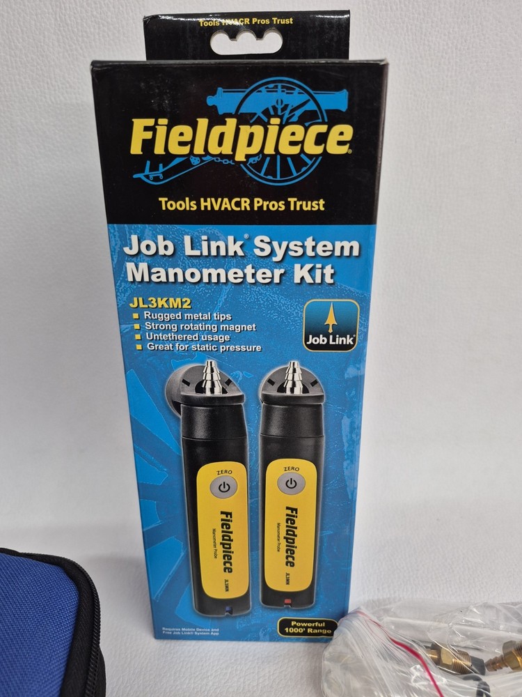 Fieldpiece – Job Link System Dual Port Manometer Probe Kit – JL3KM2 – Long Ra…