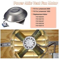 Power Vent Attic Fan Motor Replacement for F0510B2944 Add-A-Vent1800 Series 120V