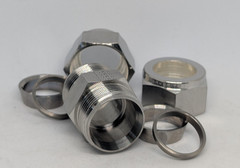 Parker A-Lock 12SC12-316L Union Tube Fitting 3/4″ Female 316 Stainless Steel