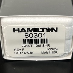 HAMILTON 80301 Syringe 701LT 10l
