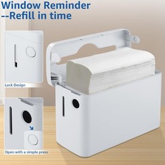 Paper Towel Dispenser Countertop, Multifold Trifold Paper Towel Holder, Hand Tow