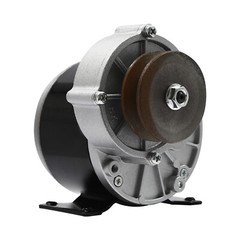 Brushed Motor Gear Reduction Electric Motor Gear Motor w/ Belt Pulley 12VDC 250W